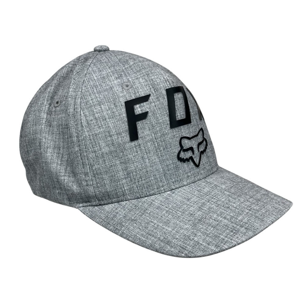 Fox Racing Flexfit Hat Gray‎ Black Logo Unisex L/XL Fitted Cap Moto MX - Picture 2 of 8